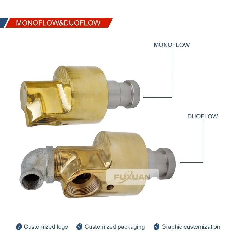 Copper Alloy Thread Two-Way Water Rotary Joint