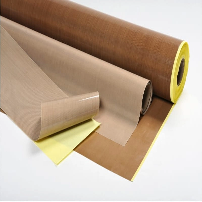 High Temperature and Wear Resistant PTFE Coated Fiberglass Adhesive Fabric with or Without Release Paper PTFE Tape PTFE Adhesive Fabric with Release Paper