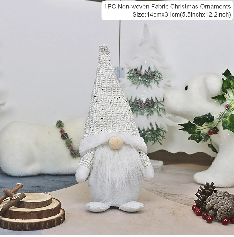 Dropshipping Christmas Home Window Decorations Nordic Style Decorative Dolls