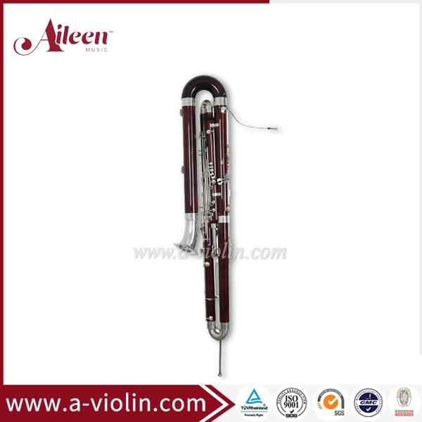 Professional Glossy Red Maple Bassoon/ C Key Bass Bassoon