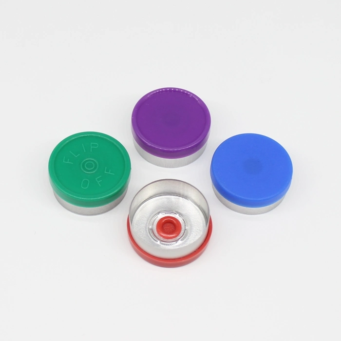 Pharmaceutical Packaging Aluminium Plastic Lid for, Vial Flip off Cap 20mm