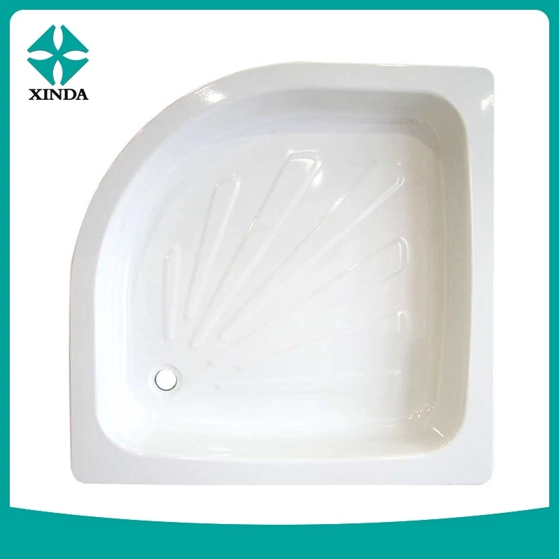 Para la venta White Triangle drop-in Embedded SPA Rincón de la bañera de acero Bañera esmaltada