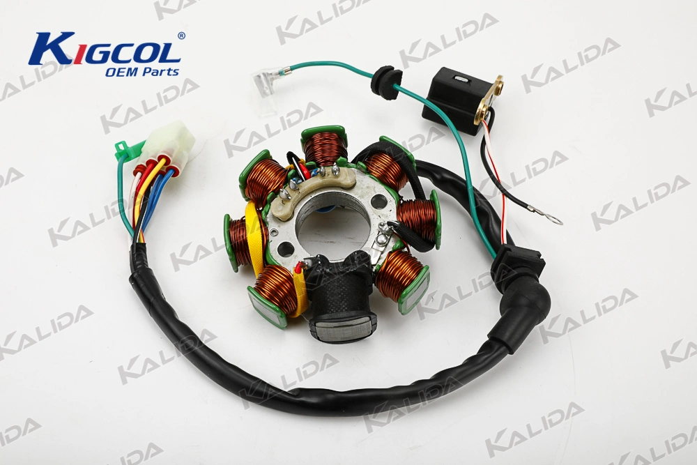 Magneto Stator Spule Magneto Stator Spule Cg/CB/C100/Wave/GY6/Gn125/XR/PULSA OEM-Qualität Motorrad Motorteil Ersatzteil für Honda/Lifan/Zongshen/Bajaj