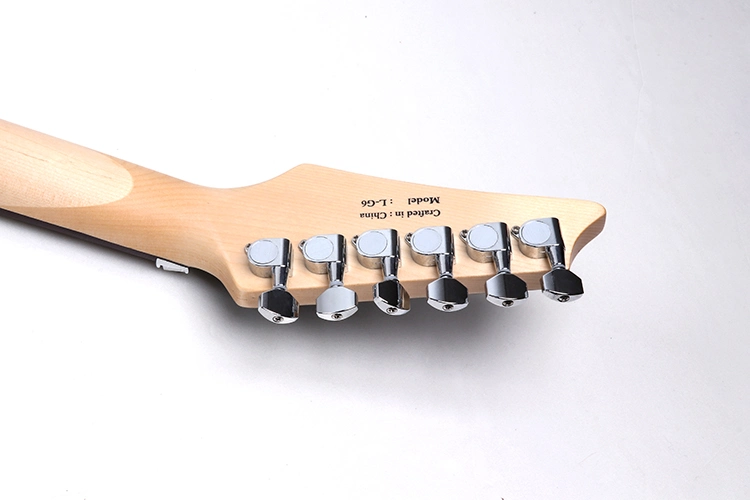 OEM Wholesale/Supplier Bolt on High quality/High cost performance  Satin Mahogany Nature Color 6 Strings Electric Guitar