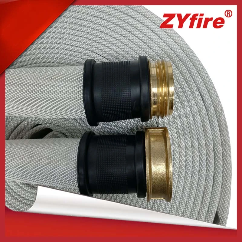 Zyfire Layflat EPDM Lining Double Jacket Fire Hose Pipe for Fire Fighting