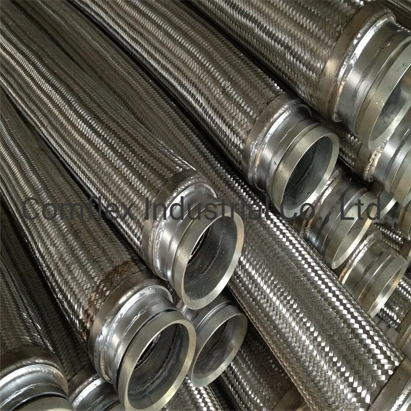 High Pressure Wire Braiding Flexible Metal Hose / Pipe