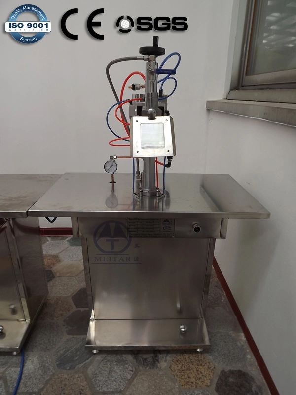 Propellant Filler with Gas Pump for Hair Spray Cans