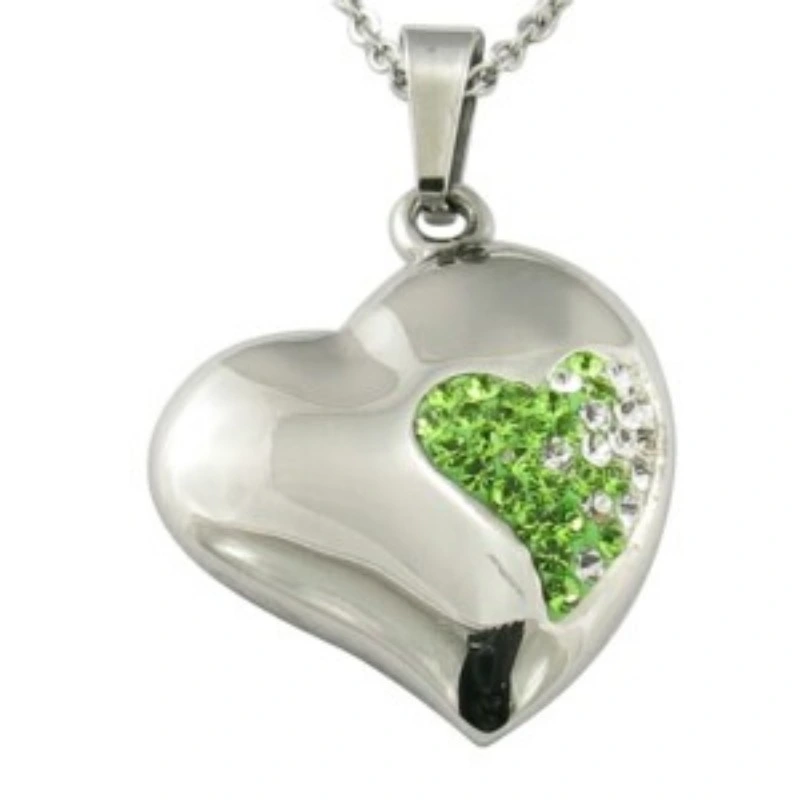 Metal Cremation Ashes keepsake/ souvenir Heart Pendant