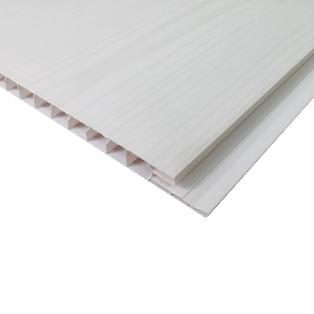 Interlocking PVC Wall Panel 20cm Wood Design Plastic False Ceiling PVC Board