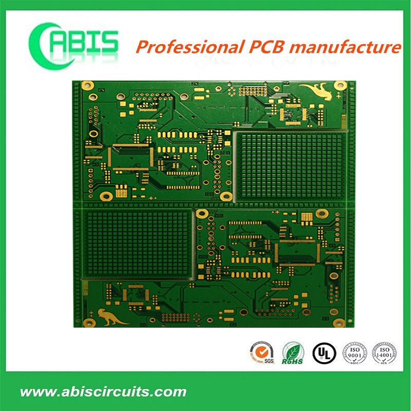 Brown agujero Contersink Placa de circuito impreso PCB se aplica en la comunicación