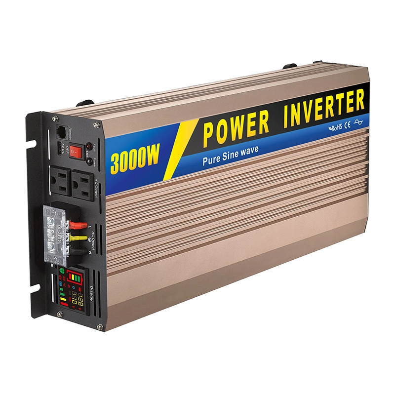 12V/24V/48V Tp 110V/220V DC/AC Pure Sine Wave Inverter 3kw FCC CE CCC 3kw Power Inverter