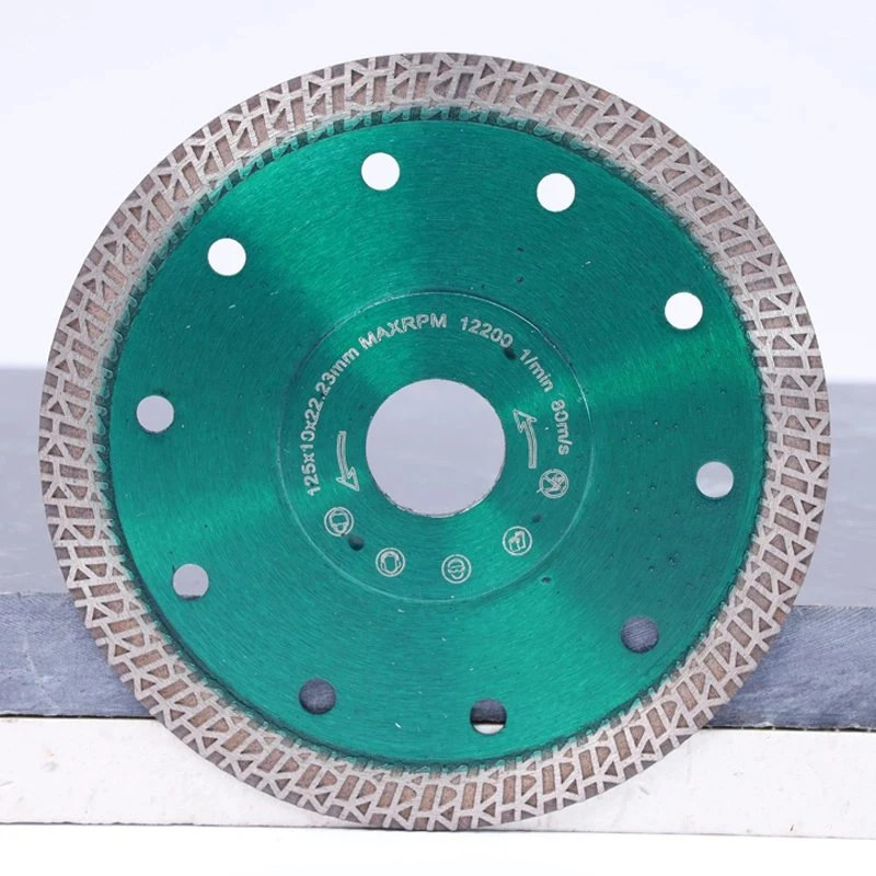 2023 Popular Diamond Saw Blade for Porcelain, Vitrified Brick, Ceramic, Thin Granite & Marble with Good Sharpness, Small Kerf, Low-Power Consum, Long Life