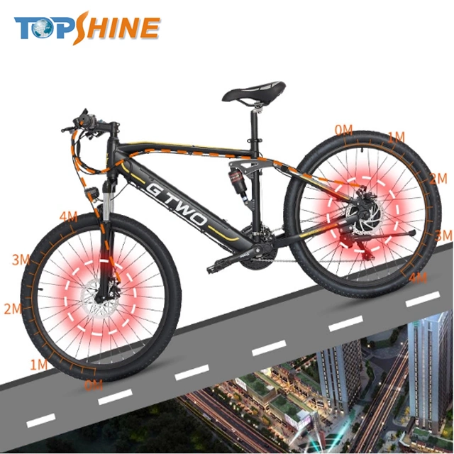 CE Approved Mountain Electric Bicycle with Removable Lithium Battery and GPS Music Odometer