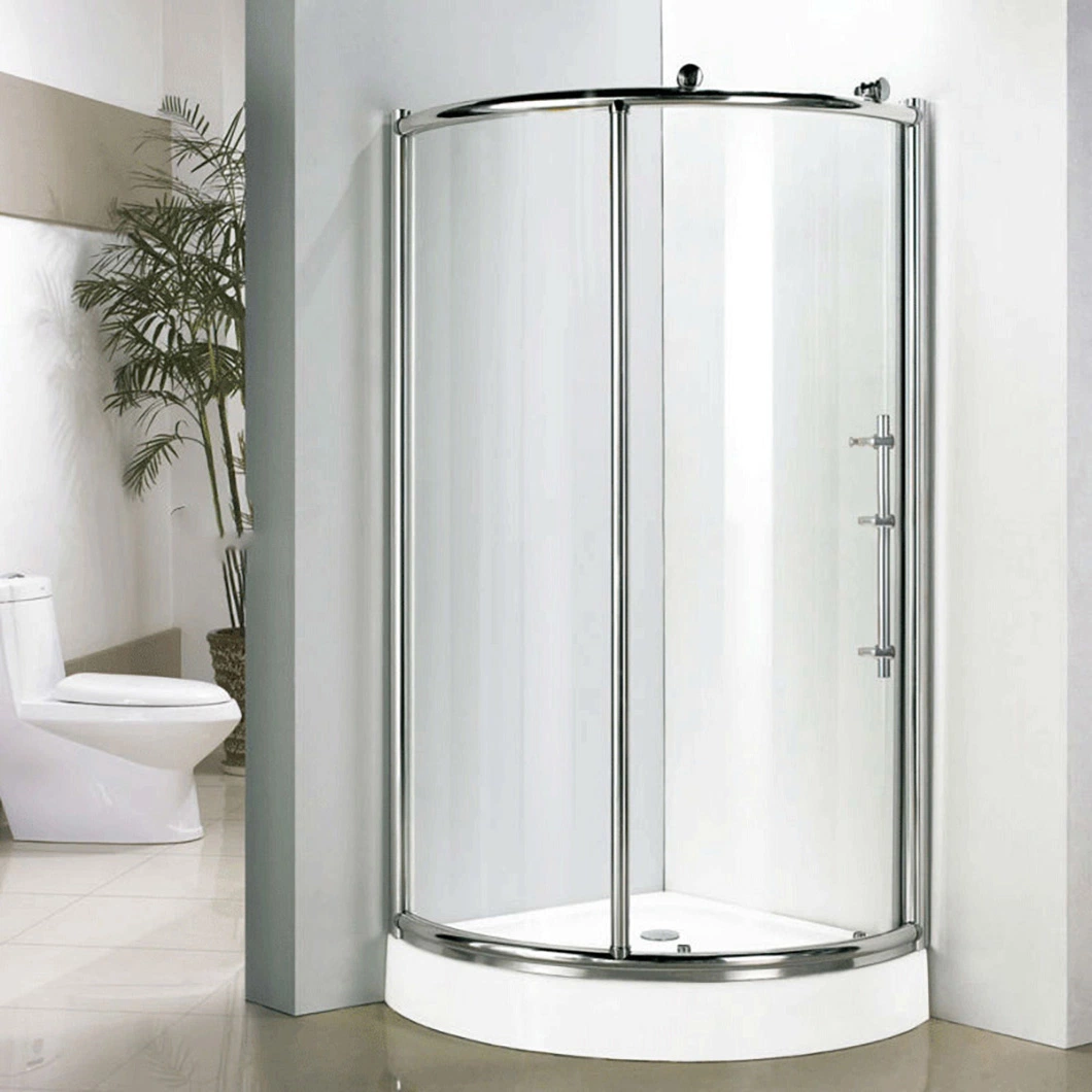 Qian Yan Pivot Door Shower Screen China 304 Material Smart Home Bathroom Manufacturers 304 Stainless Steel High-End Walk-in Showers