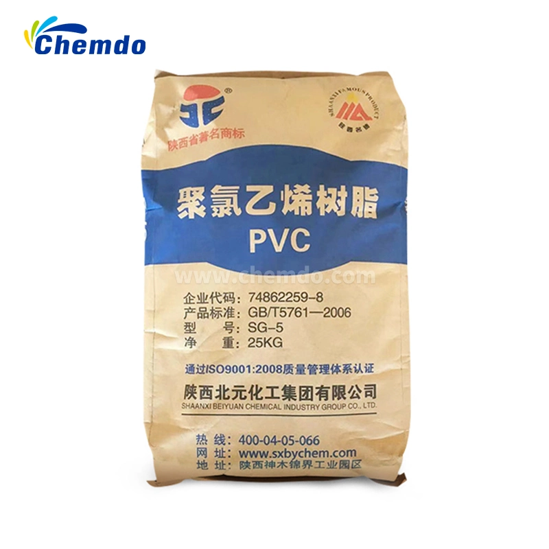 Resina PVC White Beiyuan Chemical China Polyvinil Chloride SG5