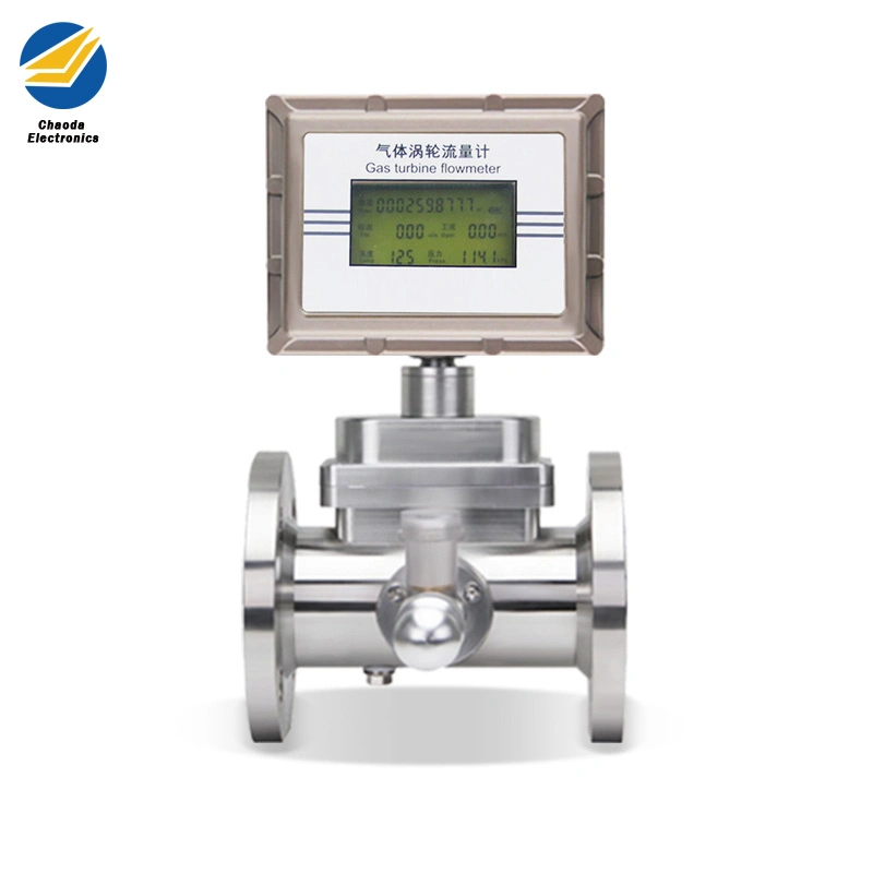 High Pressure Rating Gas Turbine Flowmeter Digital Turbine Flow Meter for Natural Gas