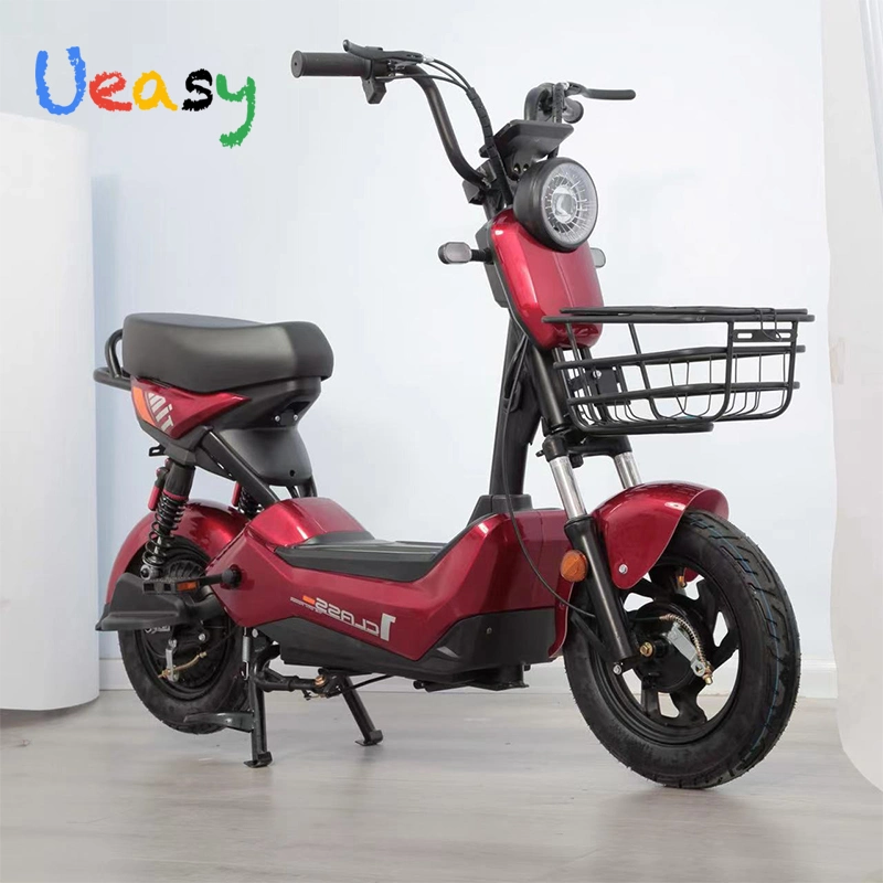 Nueva moto de 350W a 40km de largo alcance de14 pulgadas Barata de China 48V para la venta de bicicletas bicicleta eléctrica bicicleta eléctrica