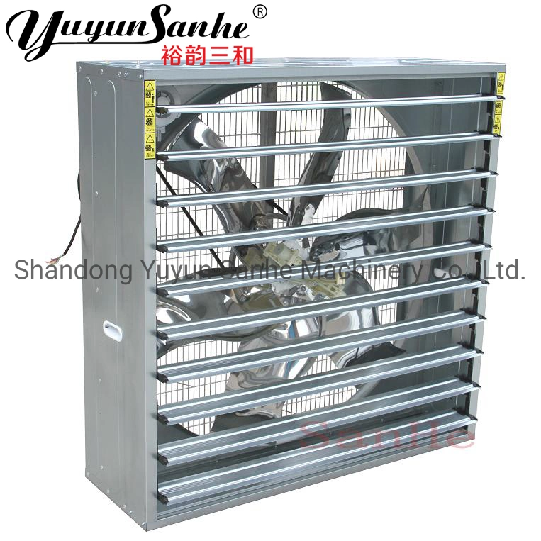 Type de push-pull centrifuge Sanhe Yuyun ventilateur d'échappement AC ventilateurs axiaux pour système de refroidissement de ventilation de serre agricole ferme avicole Livestock Equipment