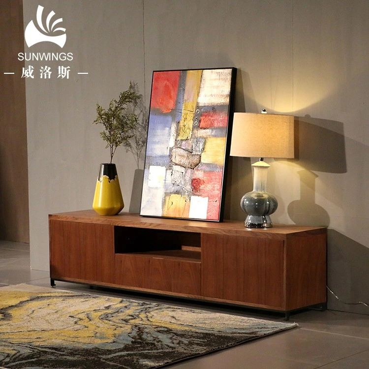 Modern Design Home Furniture Wooden TV Console with Storage Drawers