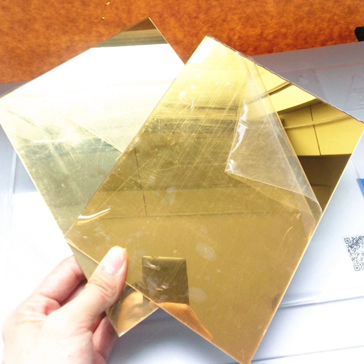 Rose Golden Silver Mirror PMMA Sheet Acrylic Sheet for Sale 1.8mm 2mm 1mm 2.5mm 3mm Plexiglass Wedding Supplies