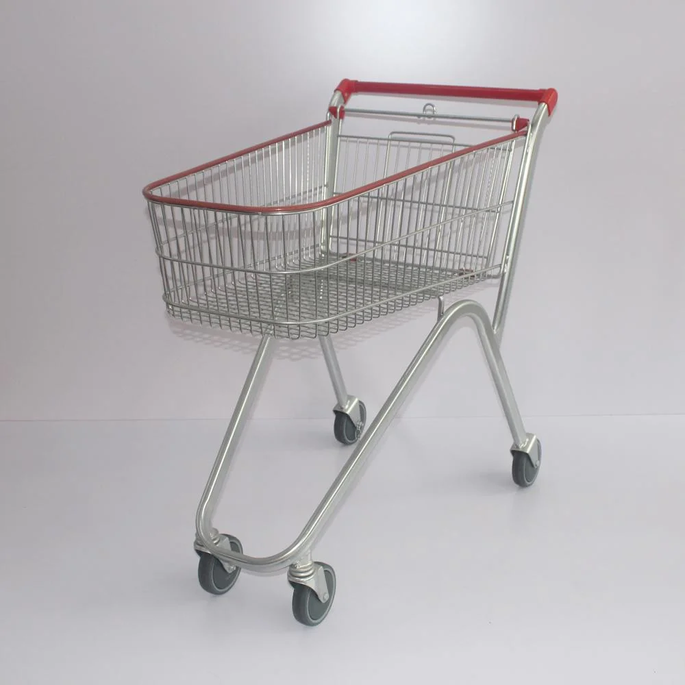 Hot Selling Design Round Basket Supermarket Shopping Trolley Cart