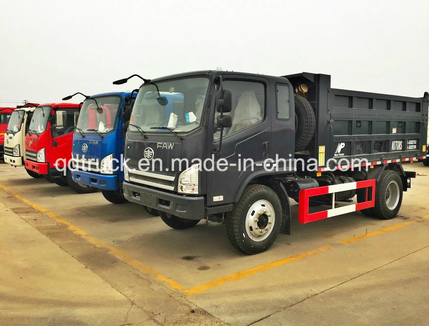 Discount Sales FAW Tiger light dump truck/ 3-5 Tons Dumper tipper truck FAW