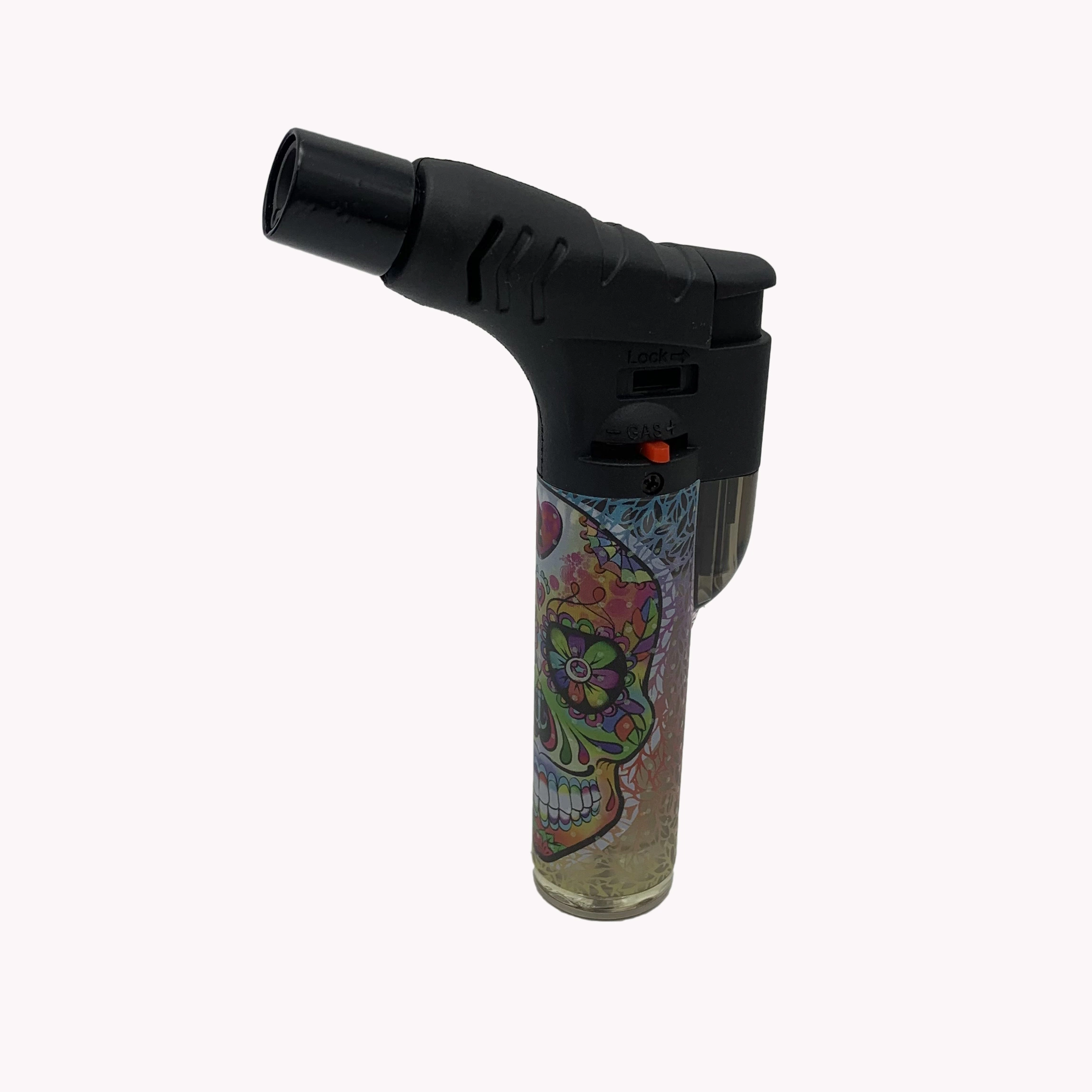 Facitry Atacado Gas Gun Branded Cigar fumar USB Charging Electronic Lanterna Jóias Blow 3 Jet Torch Lighter for Keychain