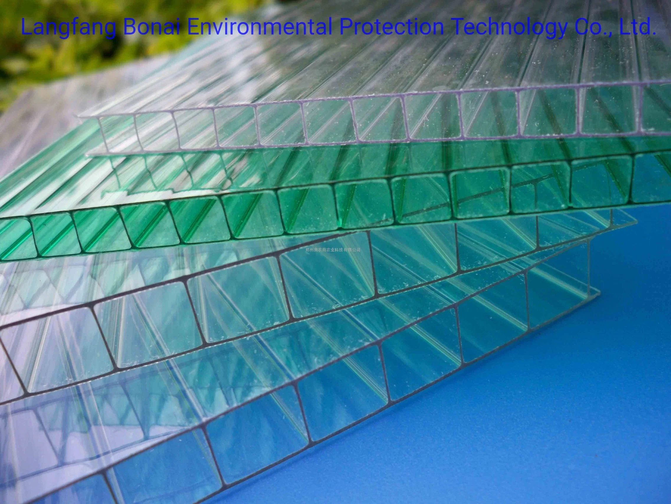 Durable Corrugated Polycarbonate PC Hollow Plastic Transparent Board