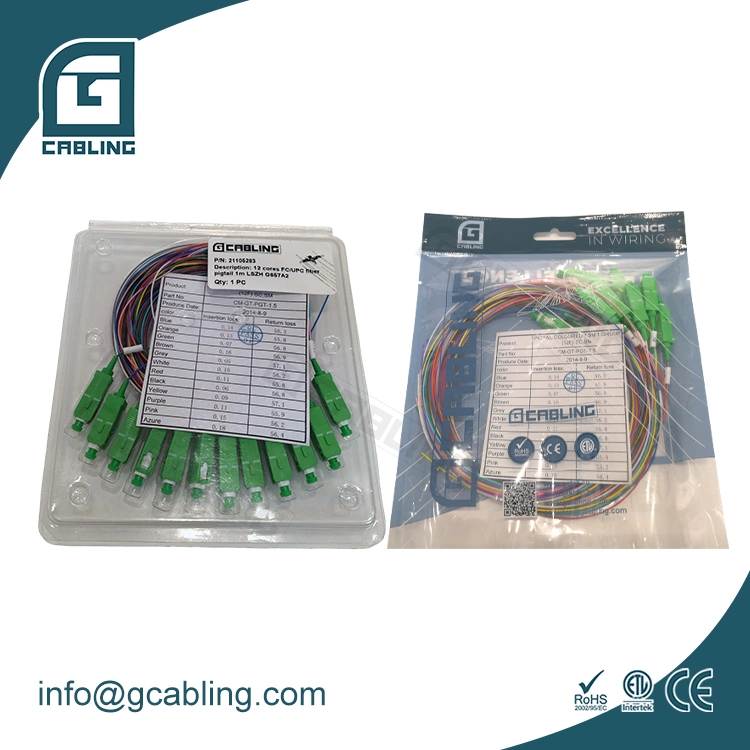 Gcabling Fiber Optical Types 1X4 1X8 1X16 1X32 Upc APC Fibre Splitter 1xn 2xn FTTH Fiber Optic PLC Splitter