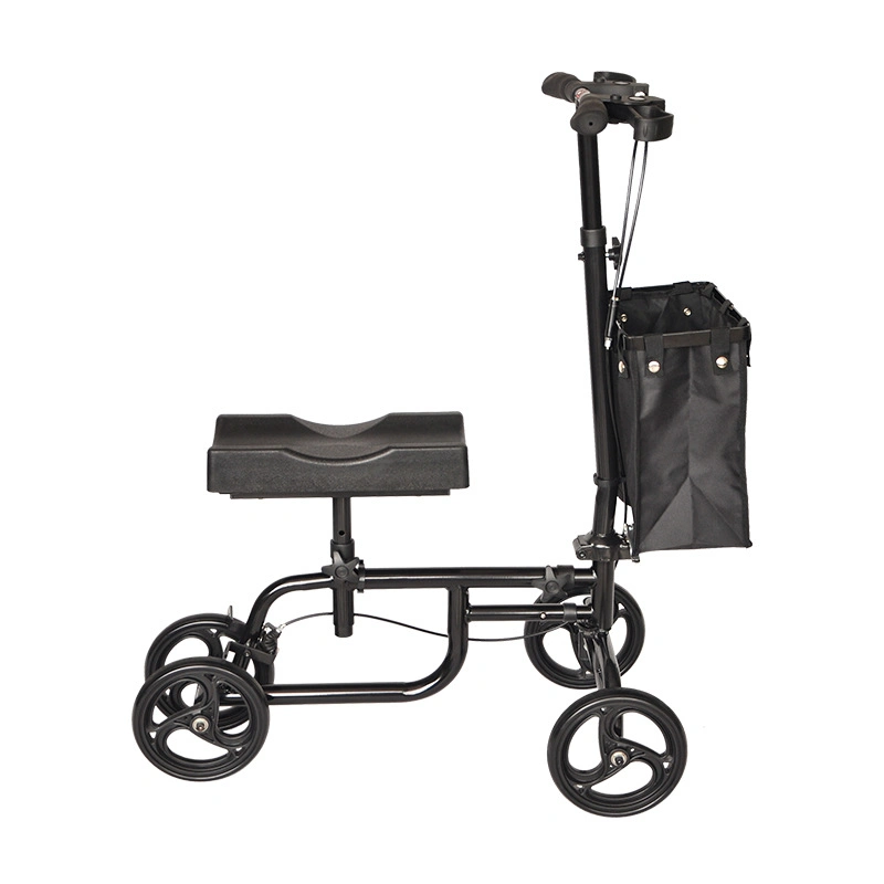 Walker Shopping Cart with Shopping Bag Folding Bicycle Scooter Pull Goods Trolley Truck