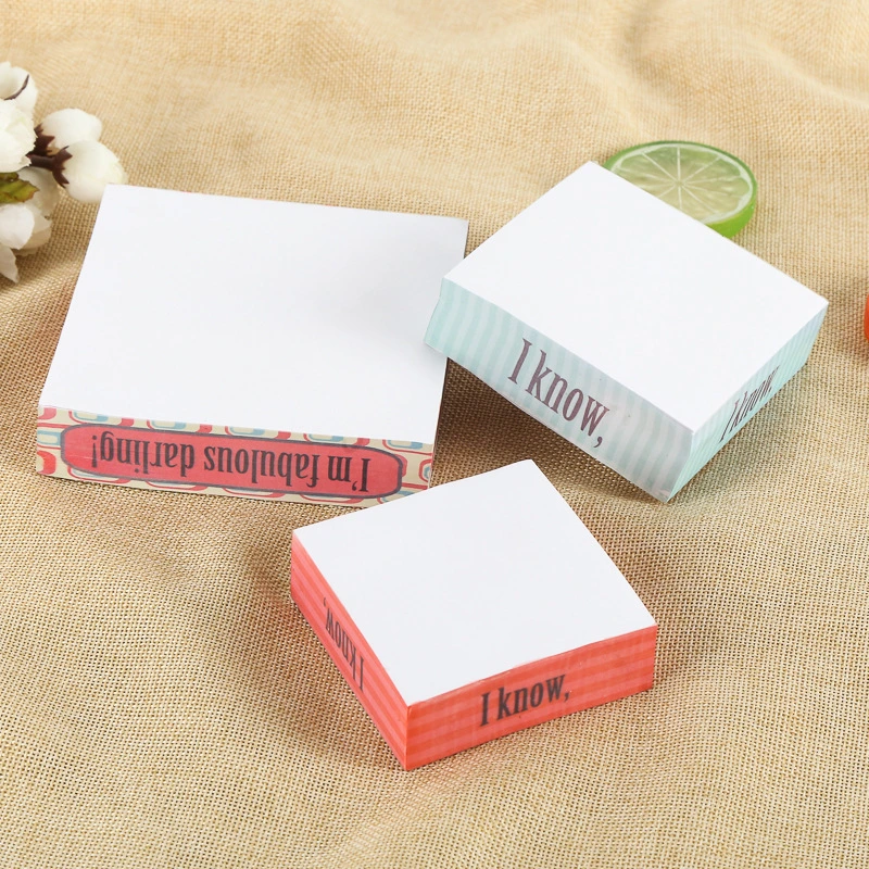 Factory Directly Custom Lined Sticky Notes 3X3 in Bright Ruled