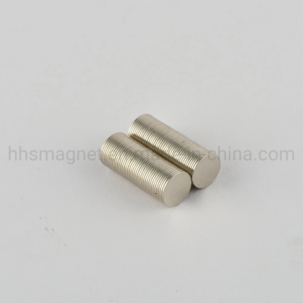 Rare Earth Neodymium Permanent NdFeB Disc Magnet with Nickel Coating