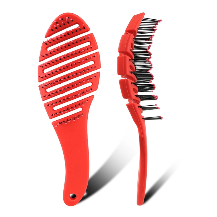 Wholesale Beech Air Cushion Air Bag Scalp Massage Health Care Home Shampoo Detangling Hair Combs Elliptical Hairdressing Tool