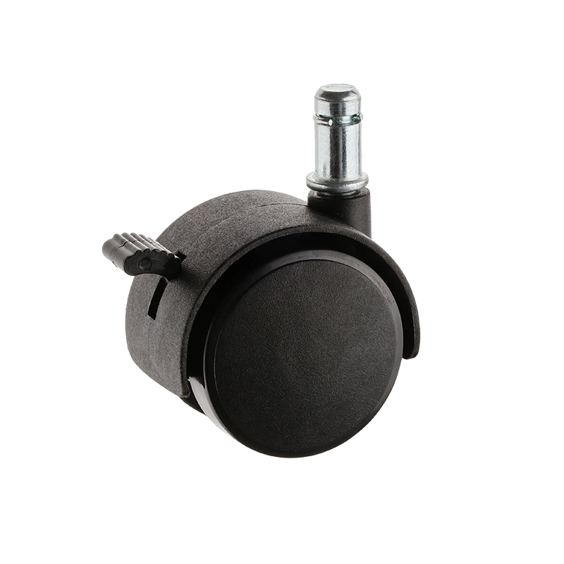 50mm Swivel Pin Braked Furniture Castor Wheel