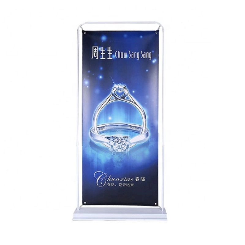 Top Quality Banner Display Rack Door Shape Banner Stand for Exhibition Show Advertising Iron Gate Type Frame