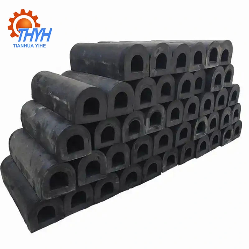 Tianhua Yihe Boat Fender Rubber Dock Bumper Marine Rubber Fenders for Use on Ships, Jetties, Quays Loading Docks