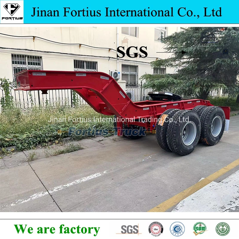 Multi Funtion Flat Bed Skeleton Bulk Cement Cargo Low Bed LPG Fuel Oil Tank Tipper Dumper Dump 60ton 75ton 100ton Full Semi Trailer