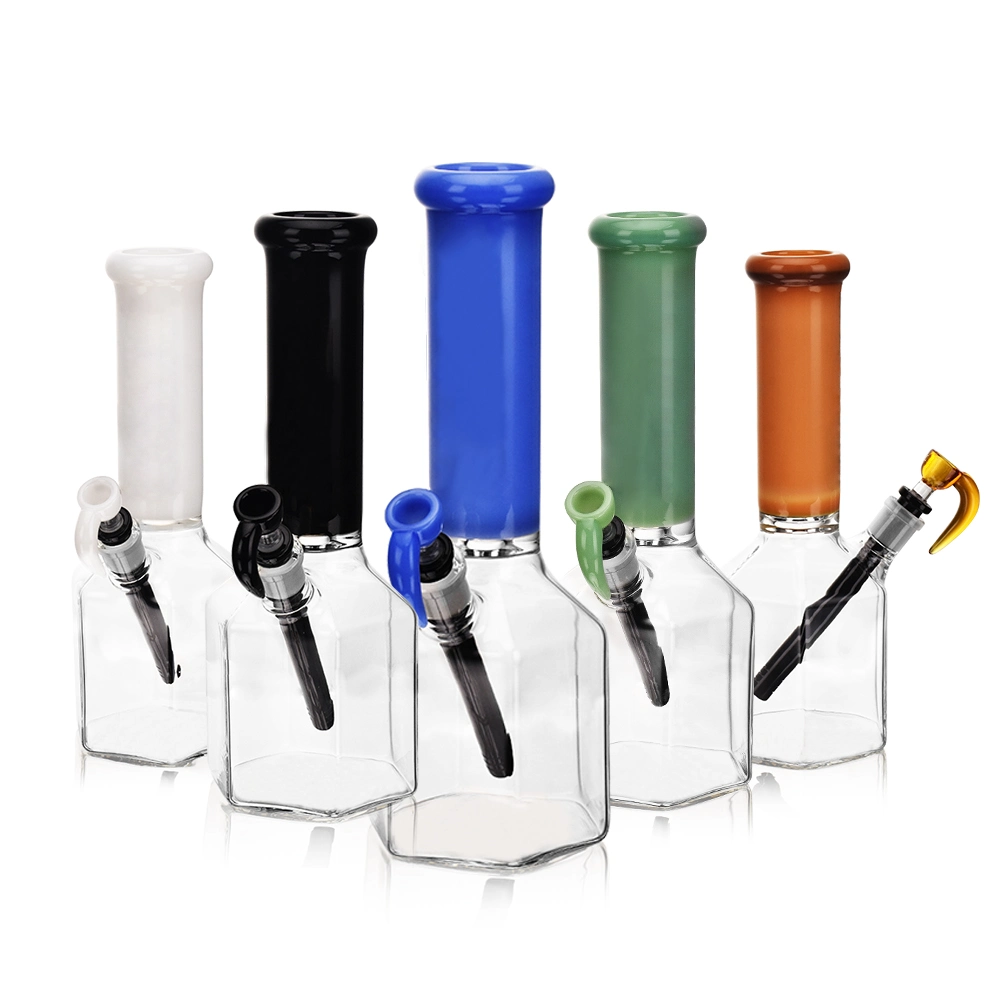 Esigo Wholesale 12" Slime Color Pipe Glass Hookah Beaker Shisha Smoking Glass Water Pipe with Factory Price