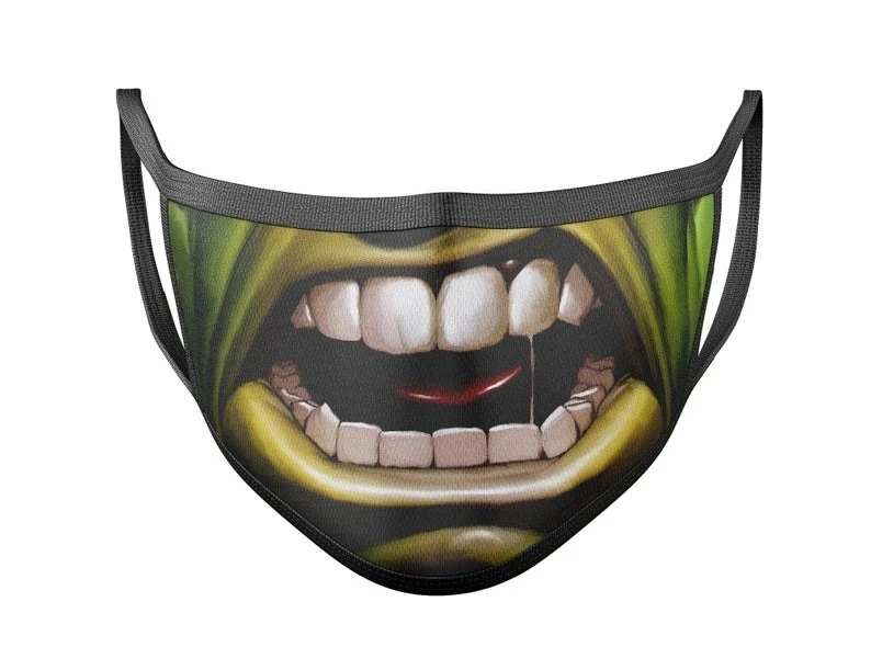 Custom Printing Reusable Face Mask 3-Layers with Filter Pocket Anti-Dust