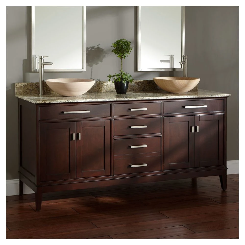 Prima Factory Delivery Solid Wood Bathroom Vanity Cabinet