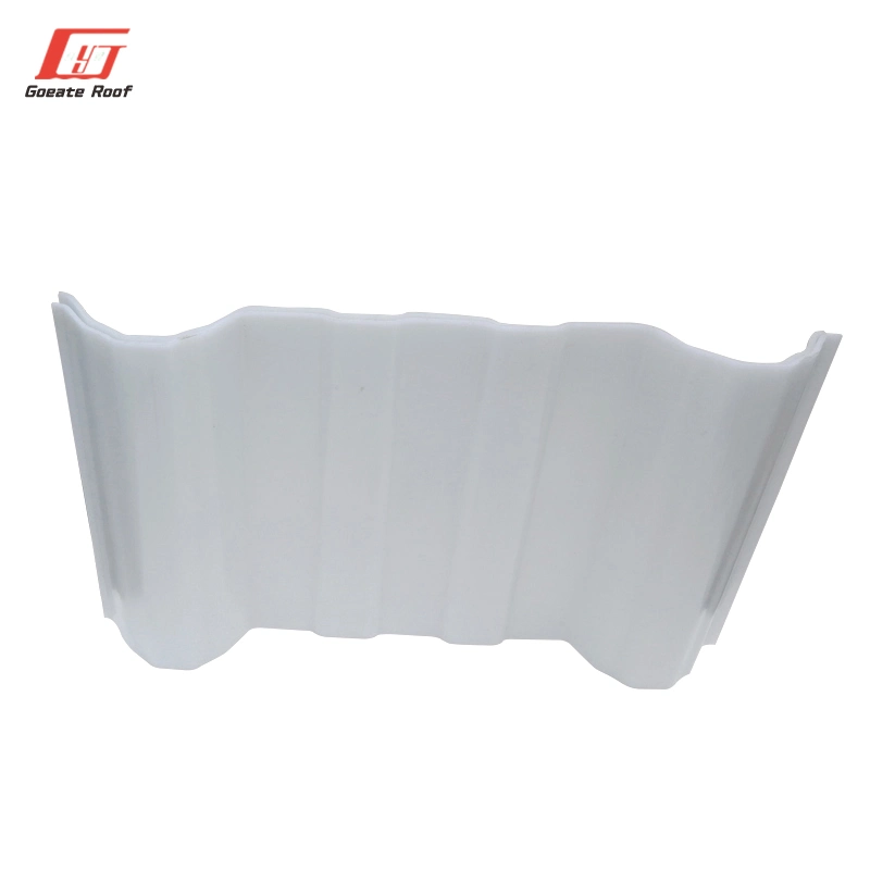 Eco-Friendly Building Material PVC Trapezoid Translucent Roofing Tile for Natural Lighting