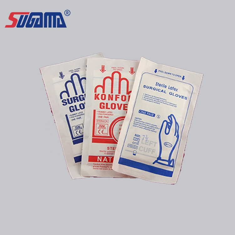 Latex Surgical Hand Gloves Non Stirile for Mrdical