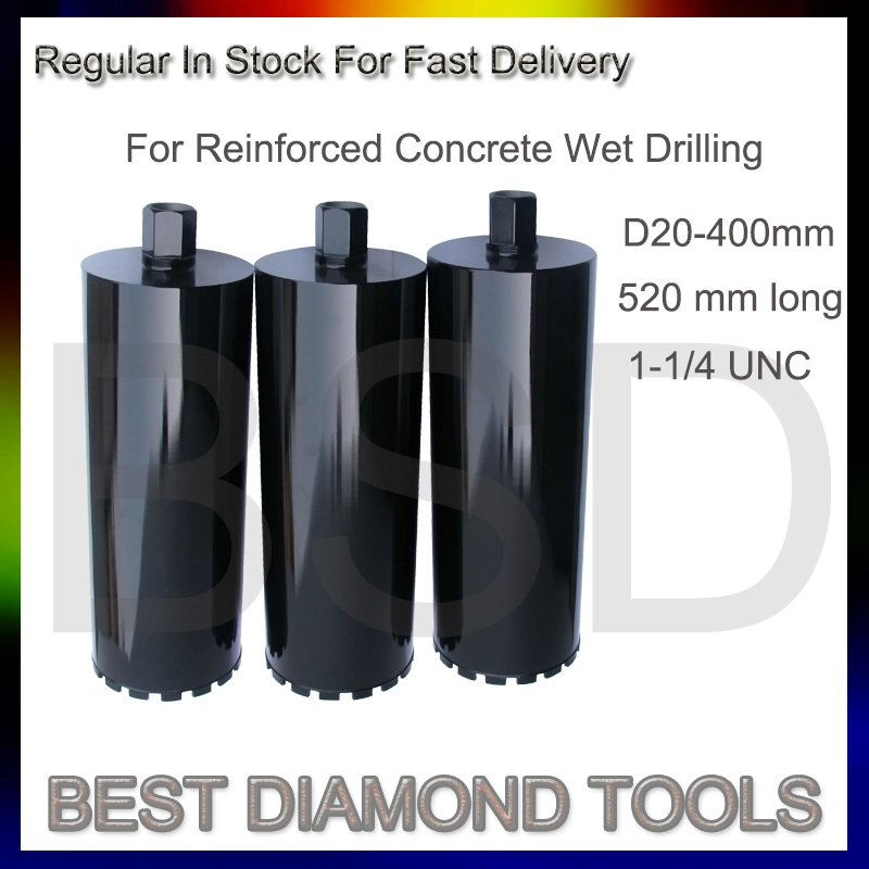 12" Fast Speed Wet Diamond Kernbohrer für Stahlbeton Mansonry Hard Brick für die Belüftung