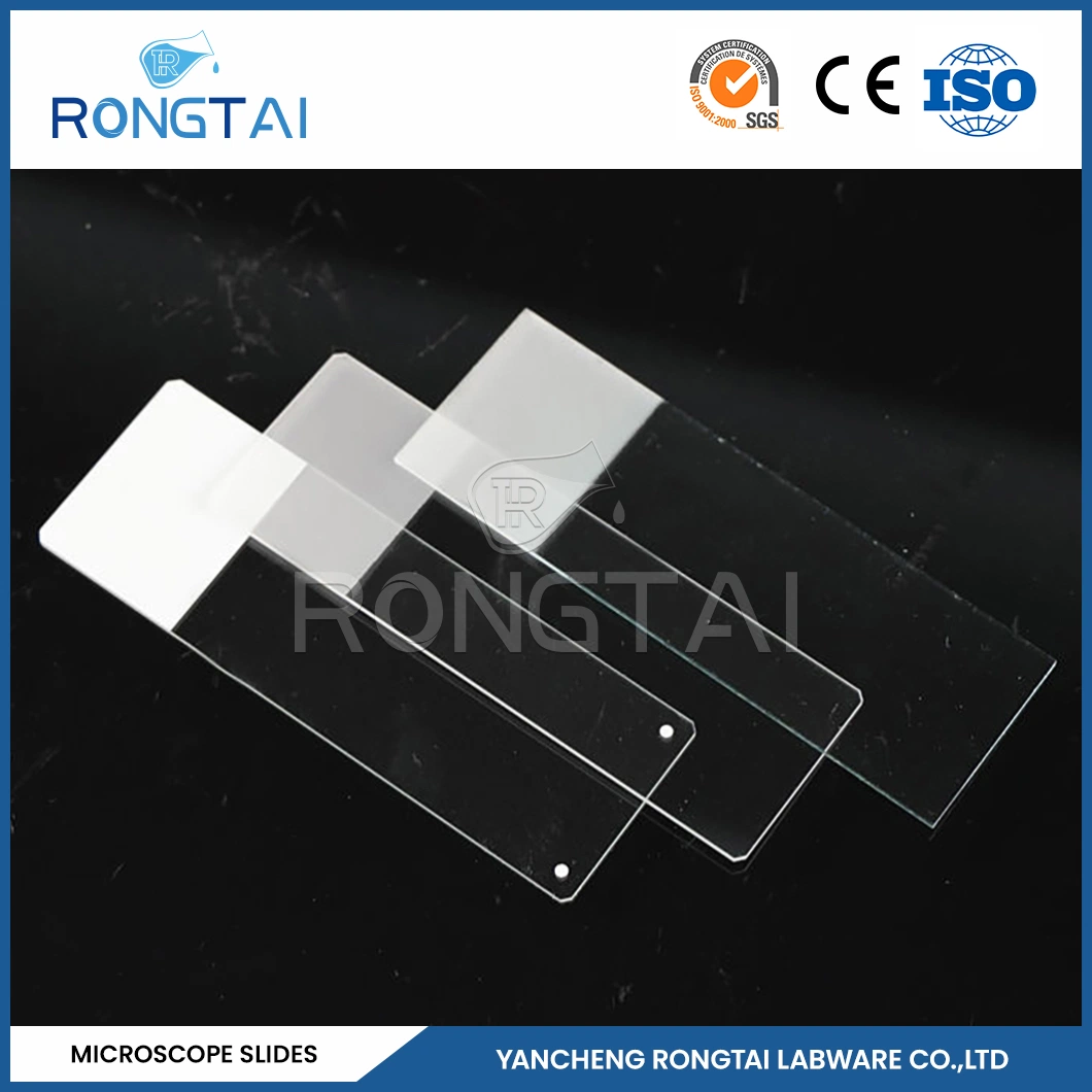 Rongtai Animal Cell Slide Factory Microscopic Slides Double Frosted China 7101 7102 7105 7107 7109 Micro Glass Cleaning Slide