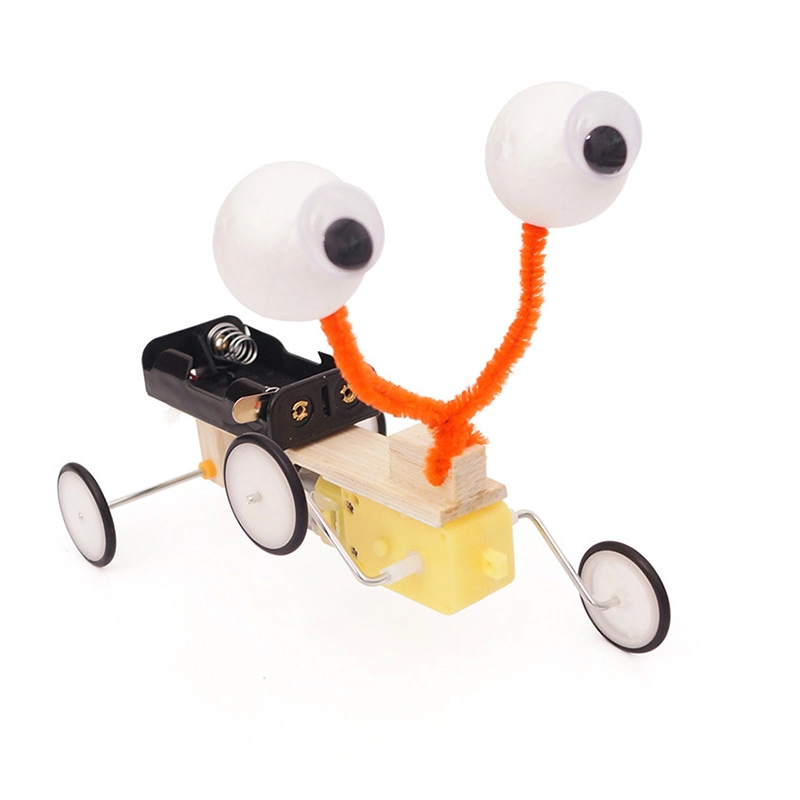 Fabricant de jouets scientifiques de puzzle Montessori en bois électrique DIY Robot Bionique très demandé.