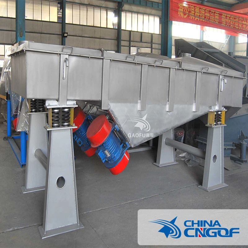 Industrial Stainless Steel Linear Vibrating Screen Vibration Sieve Quartz Sand Screening Machine