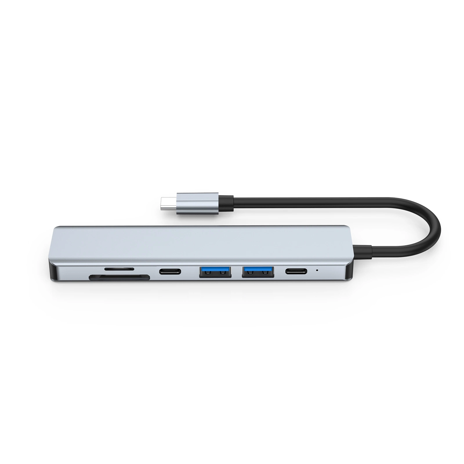 1 USB3,0 en 7 USB-C SD TF lector de tarjetas HDMI PD Hub