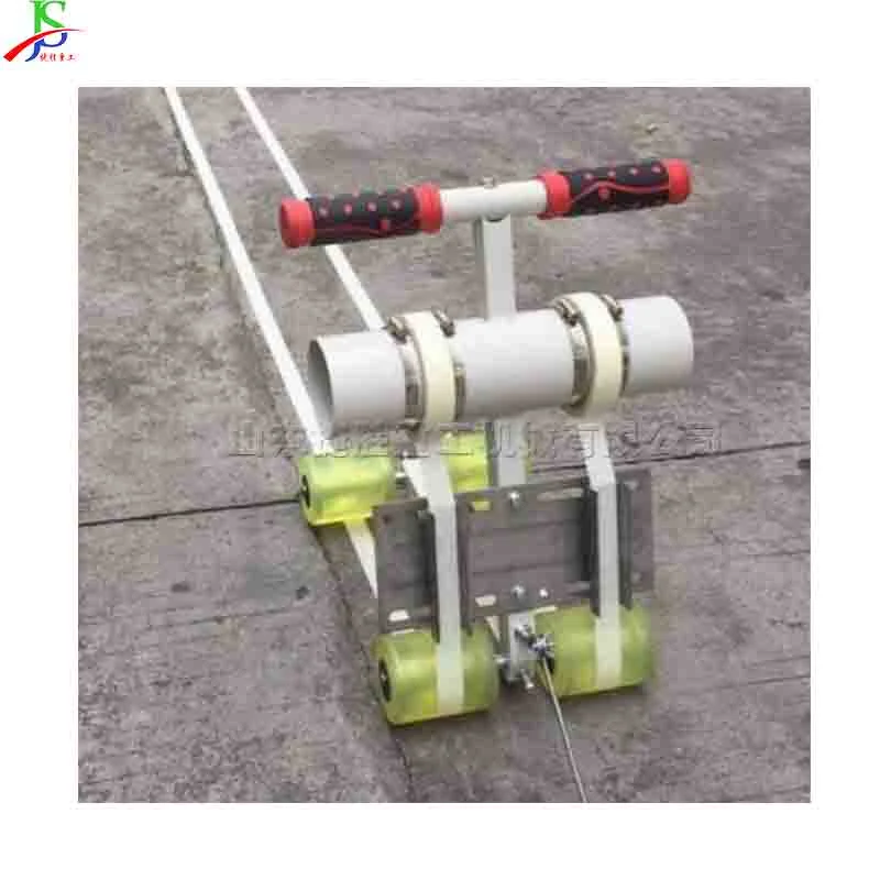 Line Zebra Crossing Marking Machine Easy Use Straight Line Radian Adjustable Rubber Wheel Parking Garage Welt Equipment