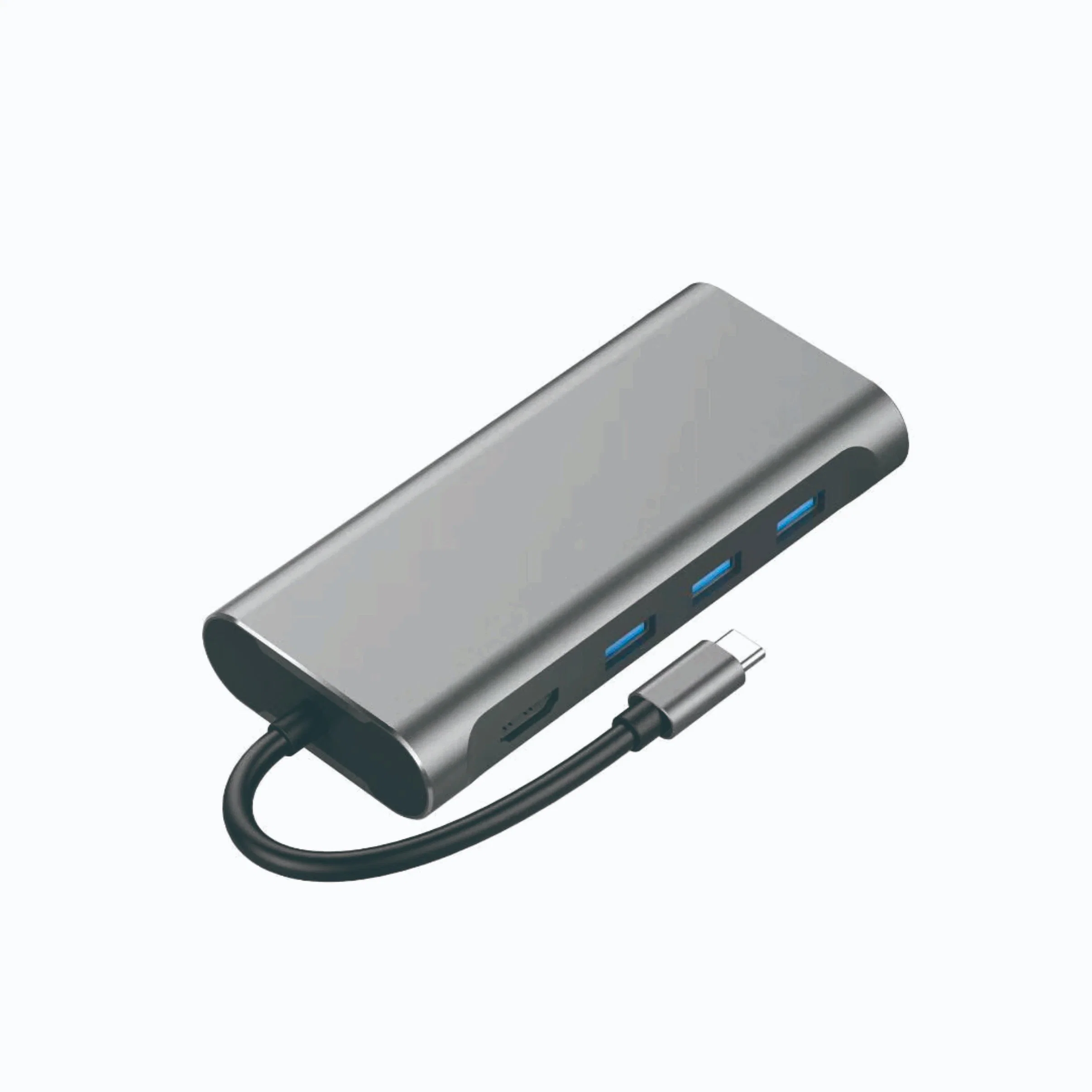 USB 3.1 tipo C 87 W Pd la carga del cubo de 8-en-1