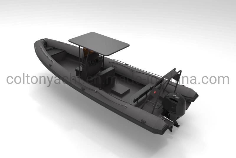 Big Rigid Inflatable Boat Rib with Aluminum Deep V Bottom